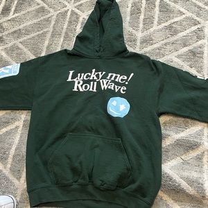 “Lucky me roll wave” Tulane Hoodie